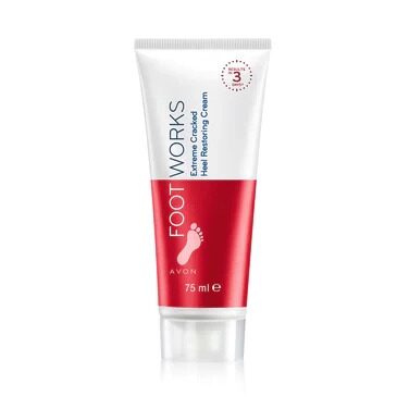 FOOT WORKS EXTREME CRACKED HEEL RESTORING CREAM 75ML FOOT WORKS EXTREME CRACKED HEEL RESTORING CREAM 75ML